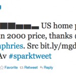 #Sparktweets: Wall Street Journal visualising data in tweets houseprices-sparktweet