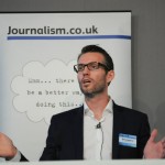 Making digital journalism sustainable: is the homepage still relevant? Dennis Mortensen of Visual Revenue speaking at news:rewired