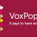 Announcing @VoxPopMe as latest sponsor of news:rewired Solid orange logo