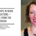 New speaker announcement: Amanda Michel, deputy membership editor, the Guardian Memberships in news organisations – lessons from the Guardian