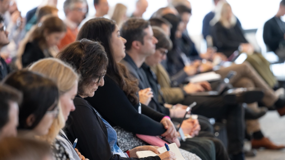 The crowd at the Newsrewired conference